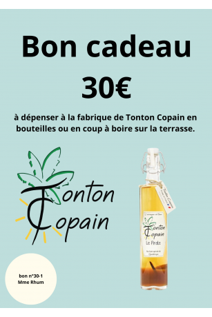 Bon cadeau de 30€