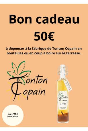 Bon cadeau de 50€