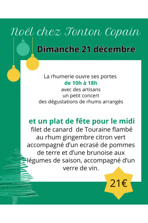 Plat de Noël le 21 décembre