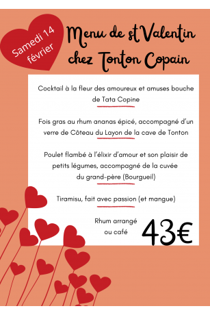 Repas de St Valentin avec...