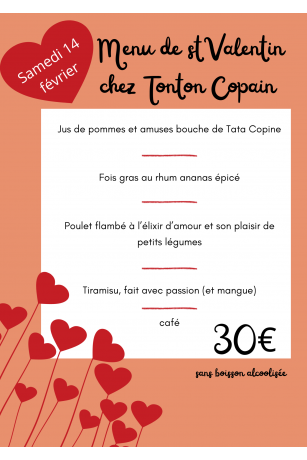 Repas de St Valentin sans...