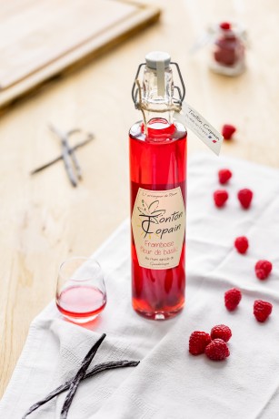 Framboise fleur de basilic